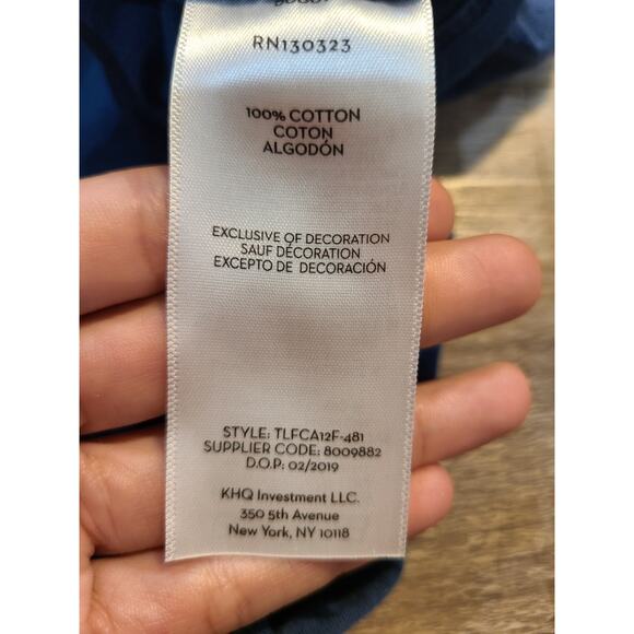 Timberland large 14-16 boys blue tee - Picture 5 of 6